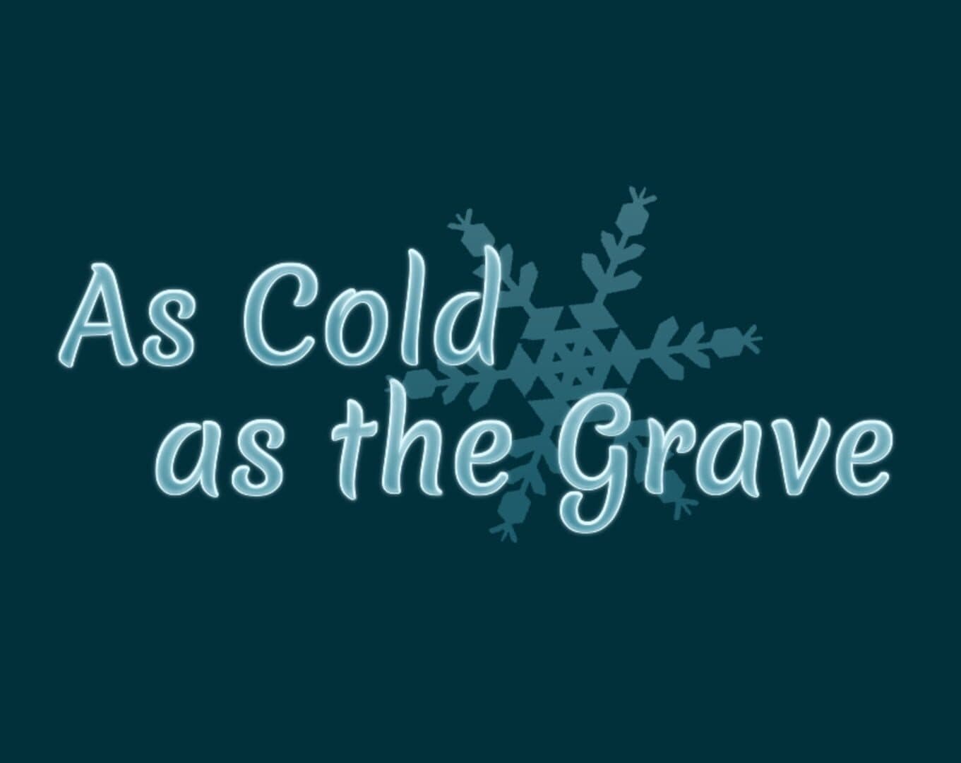 As Cold as the Grave cover art