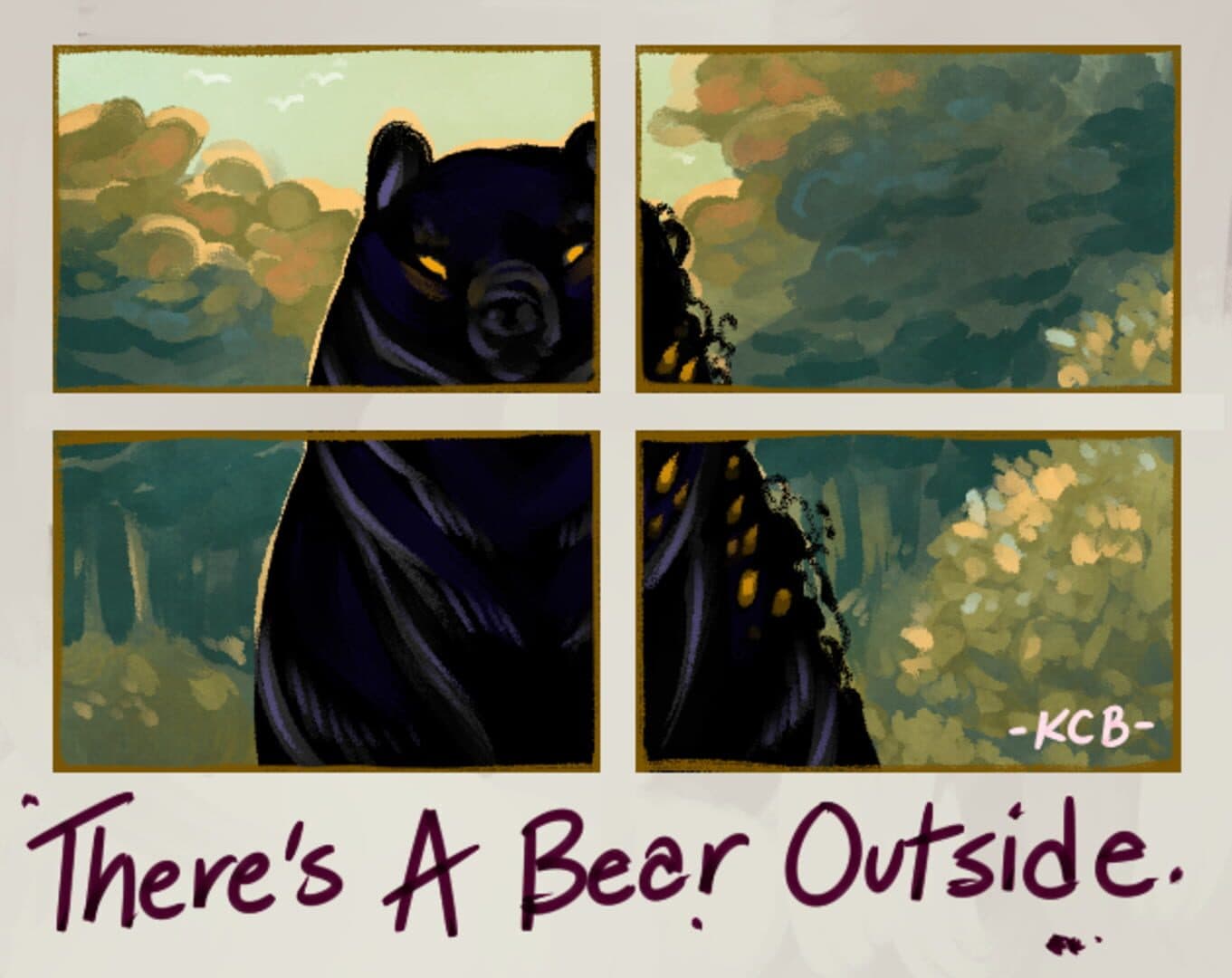 There's a Bear Outside cover art