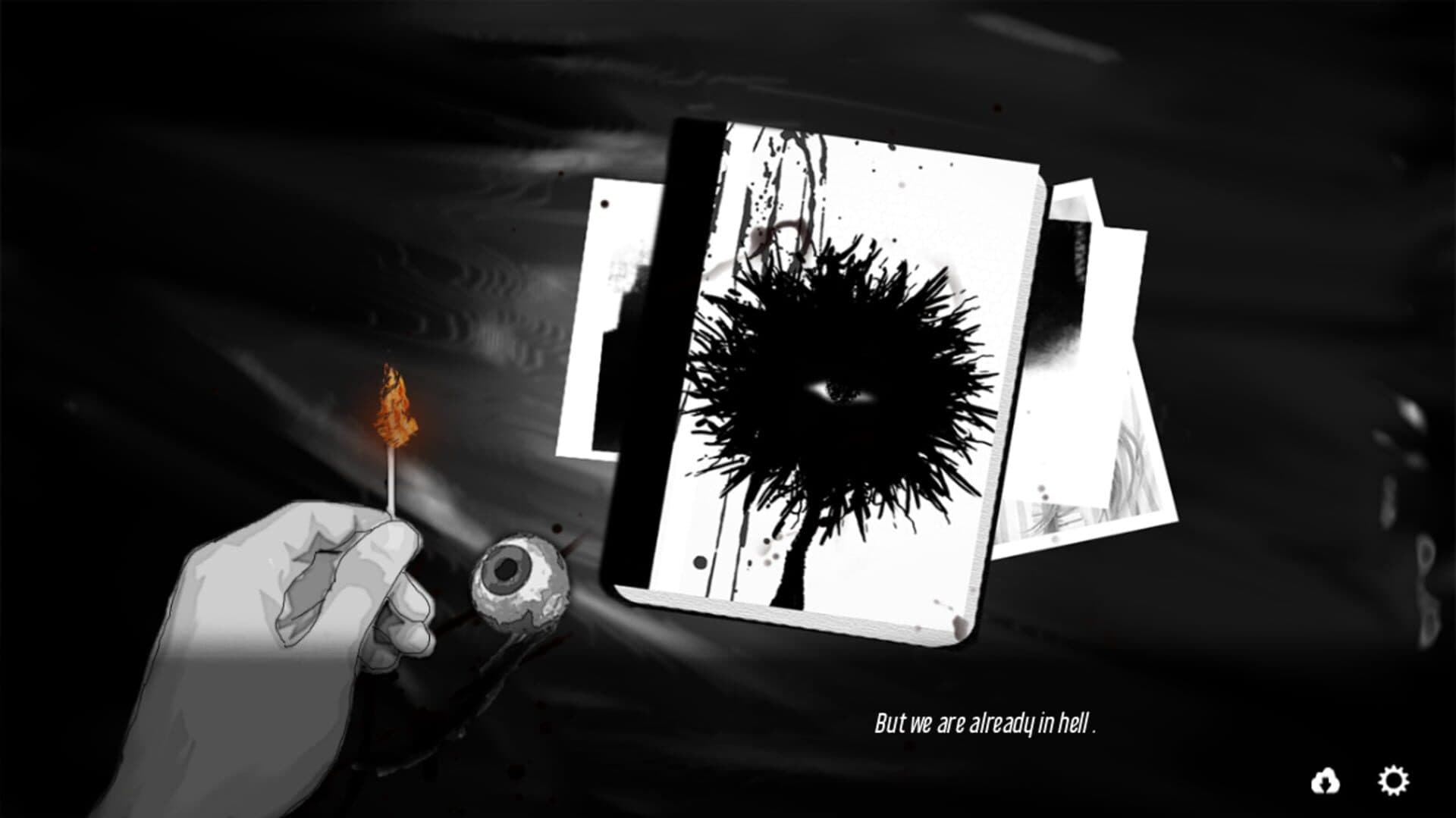 Withered: A visual novel cover art