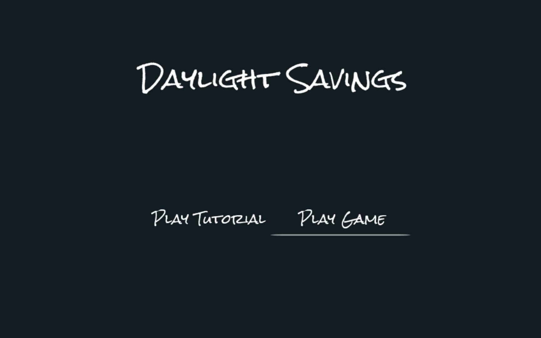 Daylight Savings cover art