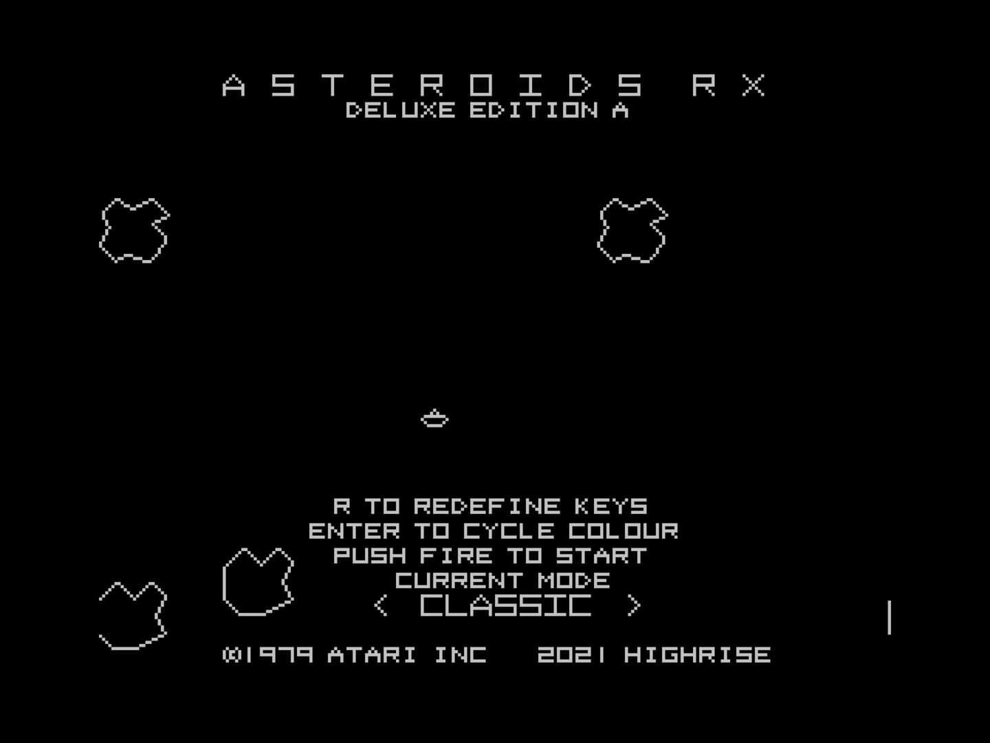 Asteroids RX cover art