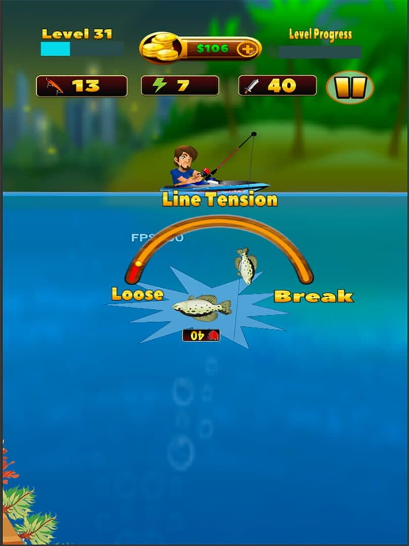 Deep Lake Reel Fishing cover art