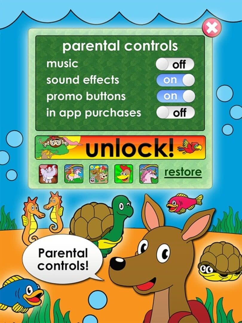 Kids Puzzle Animal Game cover art