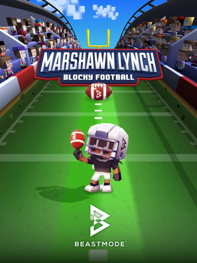 Marshawn Lynch Blocky Football cover art