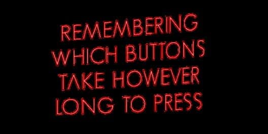 Remembering Which Buttons Take However Long to Press cover art