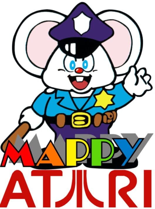 Mappy Atari cover art