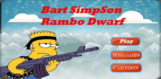 Bart SimpSon Rambo Dwarf cover art