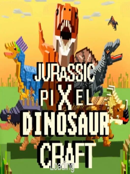 Jurassic Pixel Dinosaur Craft cover art