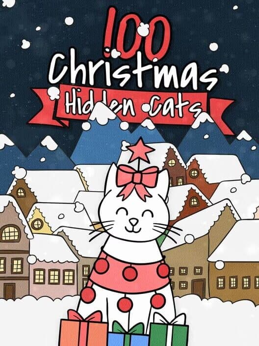 100 Christmas Hidden Cats cover art
