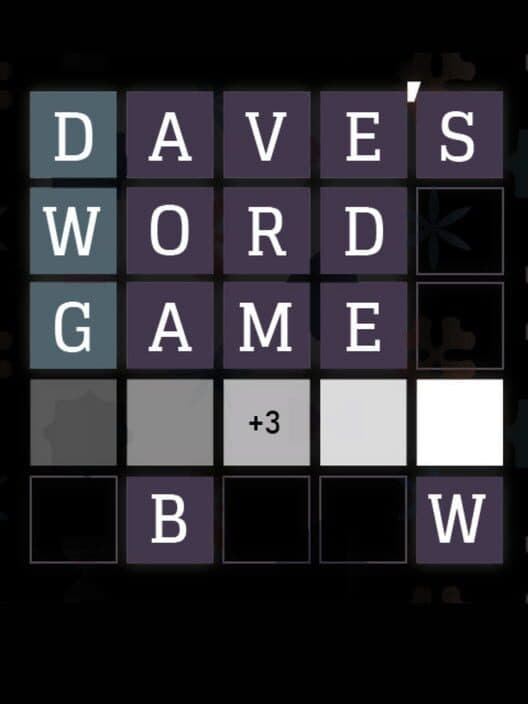 Dave's Word Game cover art