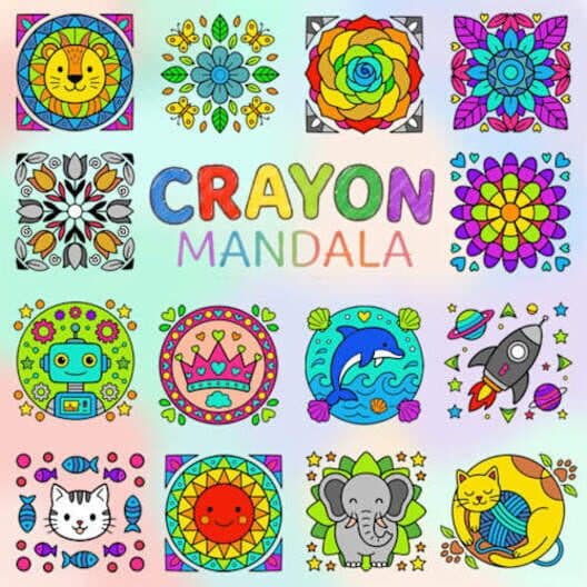 Crayon Mandala cover art