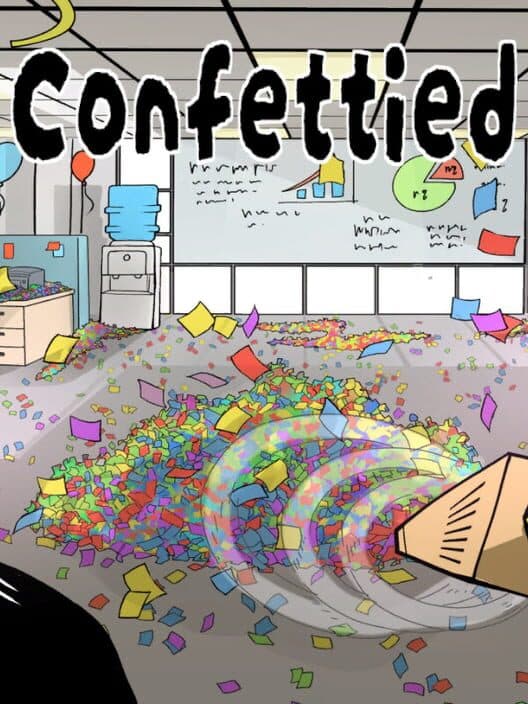 Confettied cover art
