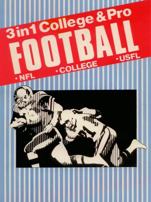 3 in 1 College & Pro Football cover art