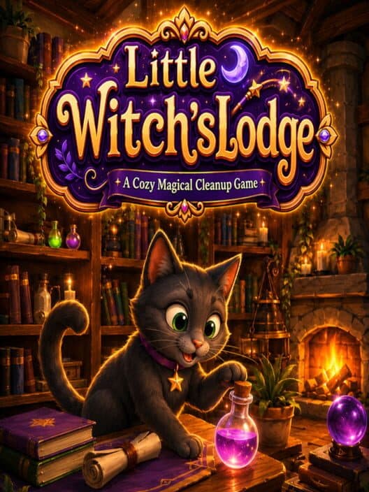 Little Witch’s Lodge a Cozy Magical Cleanup Game cover art