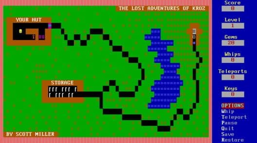 Lost Adventures of Kroz cover art